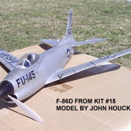 F-86D From Kit #15 Model by John Houck