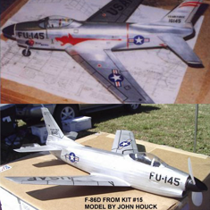 KIT # 15. NORTH AMERICAN F-86D SABRE JET KIT # 15. NORTH AMERICAN F-86D SABRE JET