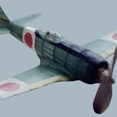 # 37-LC. NAKAJIMA Ki-44 TOJO.  WW2 JAPANESE ARMY AIR FORCE FIGHTER